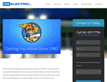 Tablet Screenshot of imelectric.com